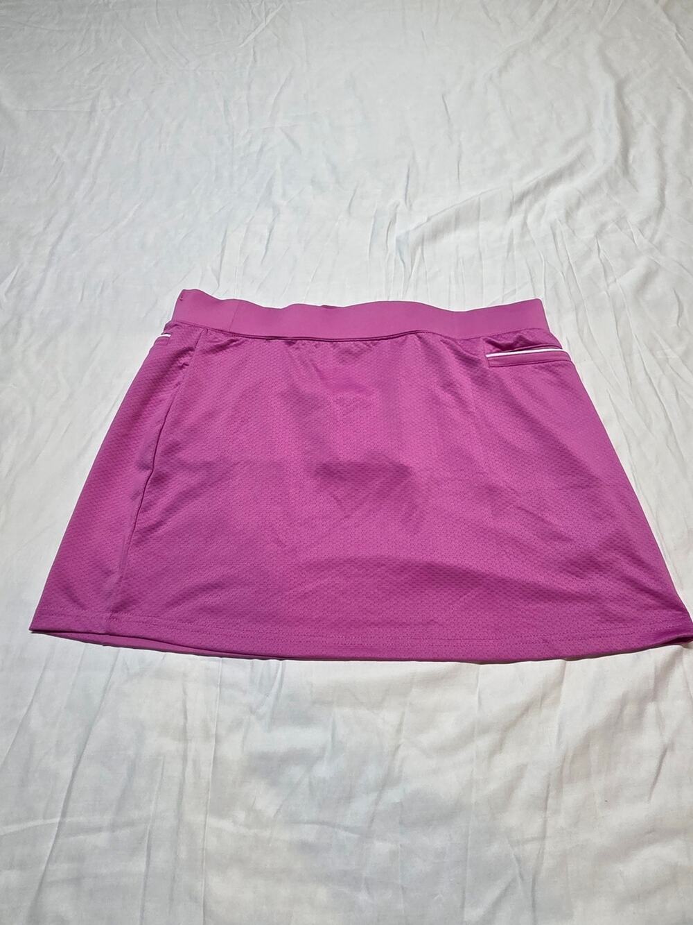 Pebble Beach Pink Athletic Skort - Bright Magenta Sport Skirt